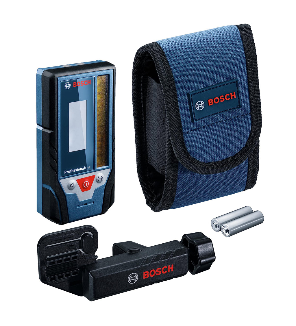 BOSCH LR1 500 Ft Green-Beam Rotary Laser Receiver, Includes Mounting Bracket & 9V Battery