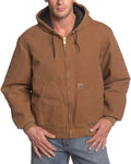 Carhartt Men's Big-Tall Quilted Flannel Lined Sandstone Active Jacket