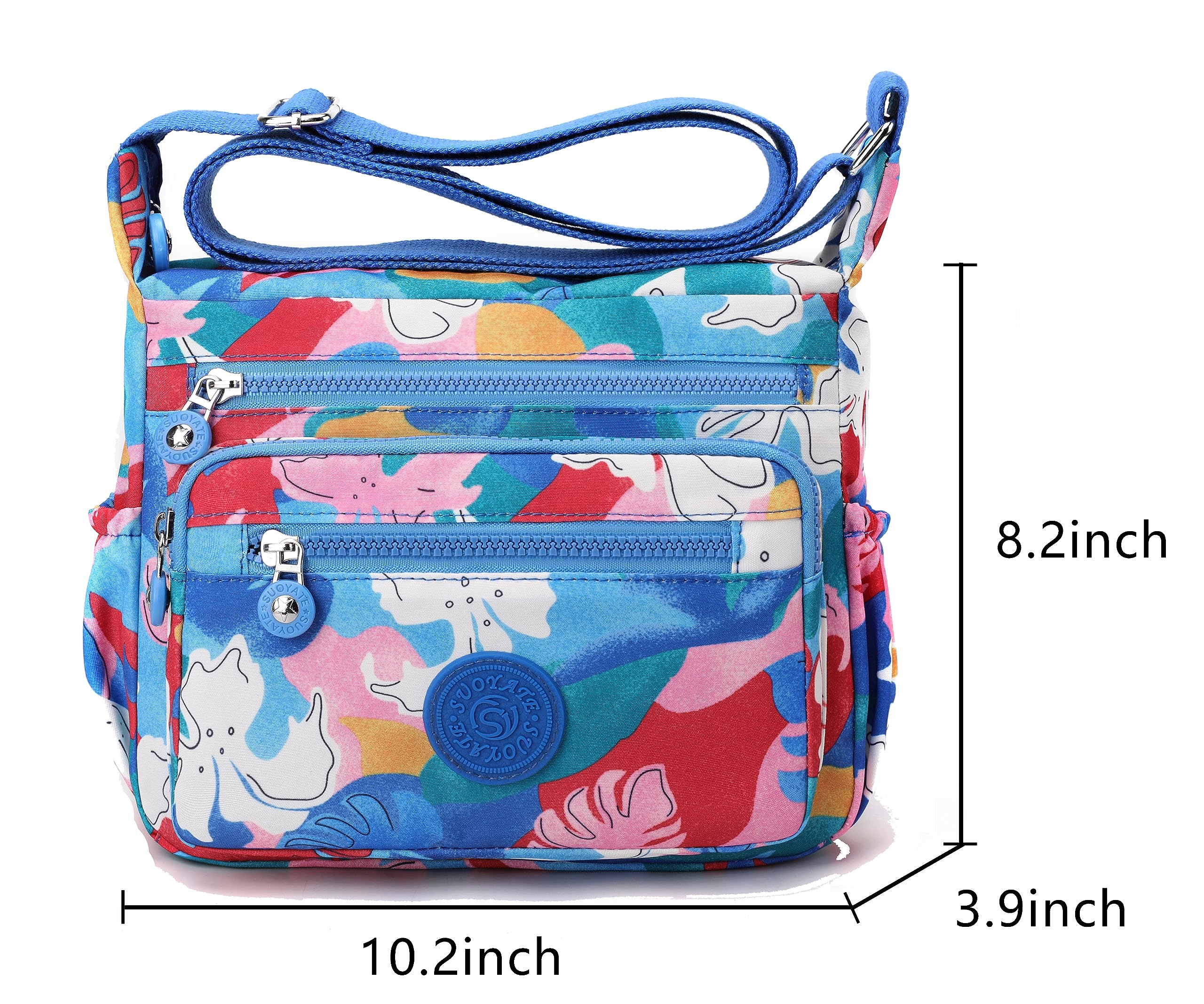 Pealwel Women Shoulder Handbag Roomy Multiple Pockets Bag Ladies Crossbody Purse Tote Top Handle Satchel
