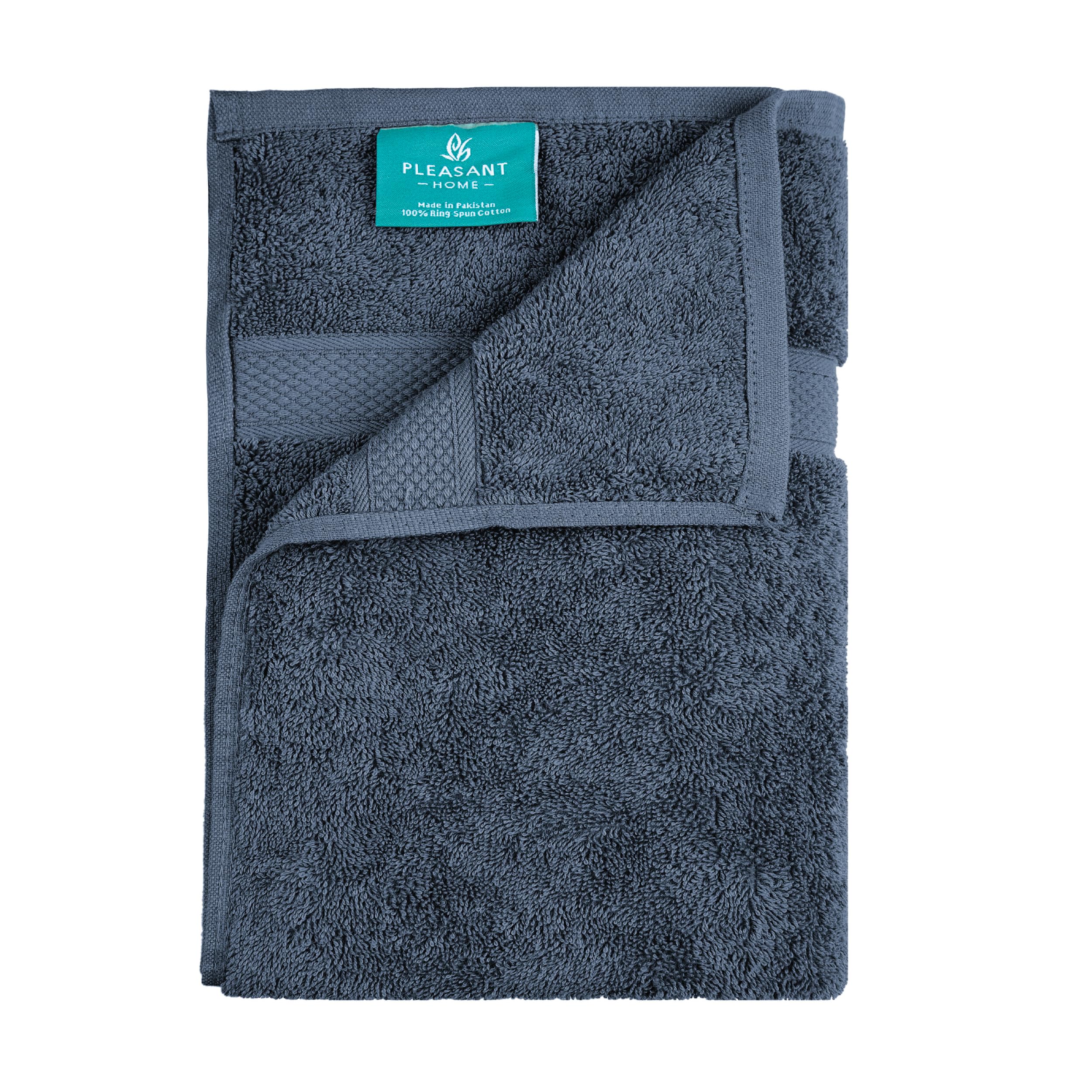 Pleasant Home Bath Towels Set of 6 (24” x 50”) 100% Cotton, 515 GSM | Lightweight, Soft & Highly Absorbent Luxury Towels for Bathroom | for Gym, Pool & Spa | 6 Pack, Gray