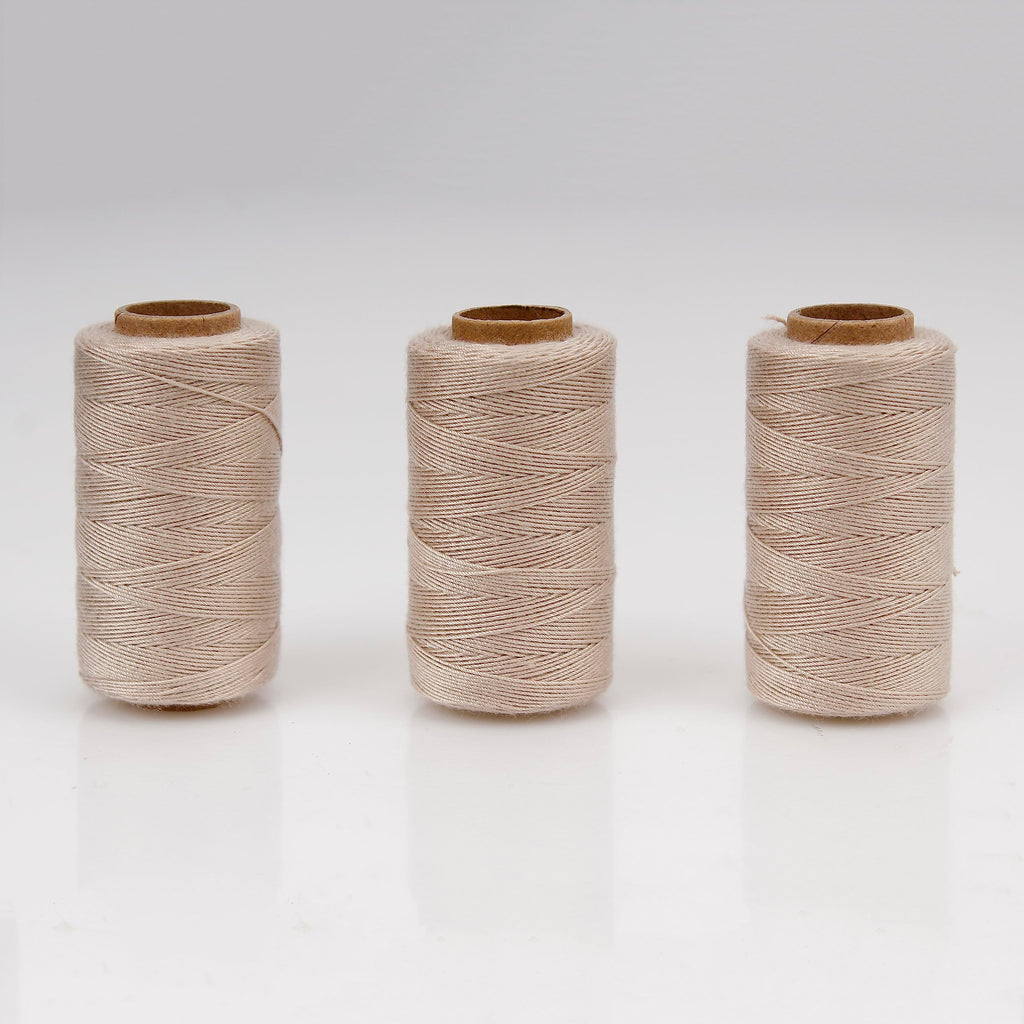 Lusecarl Polyester Thread 110 Yards Each Spool for Hair Extensions 3 Rolls Hair Weave Sewing Threads for Hand Sewing, Hair Extensions, Making Wigs DIY (3 Thread, Black)