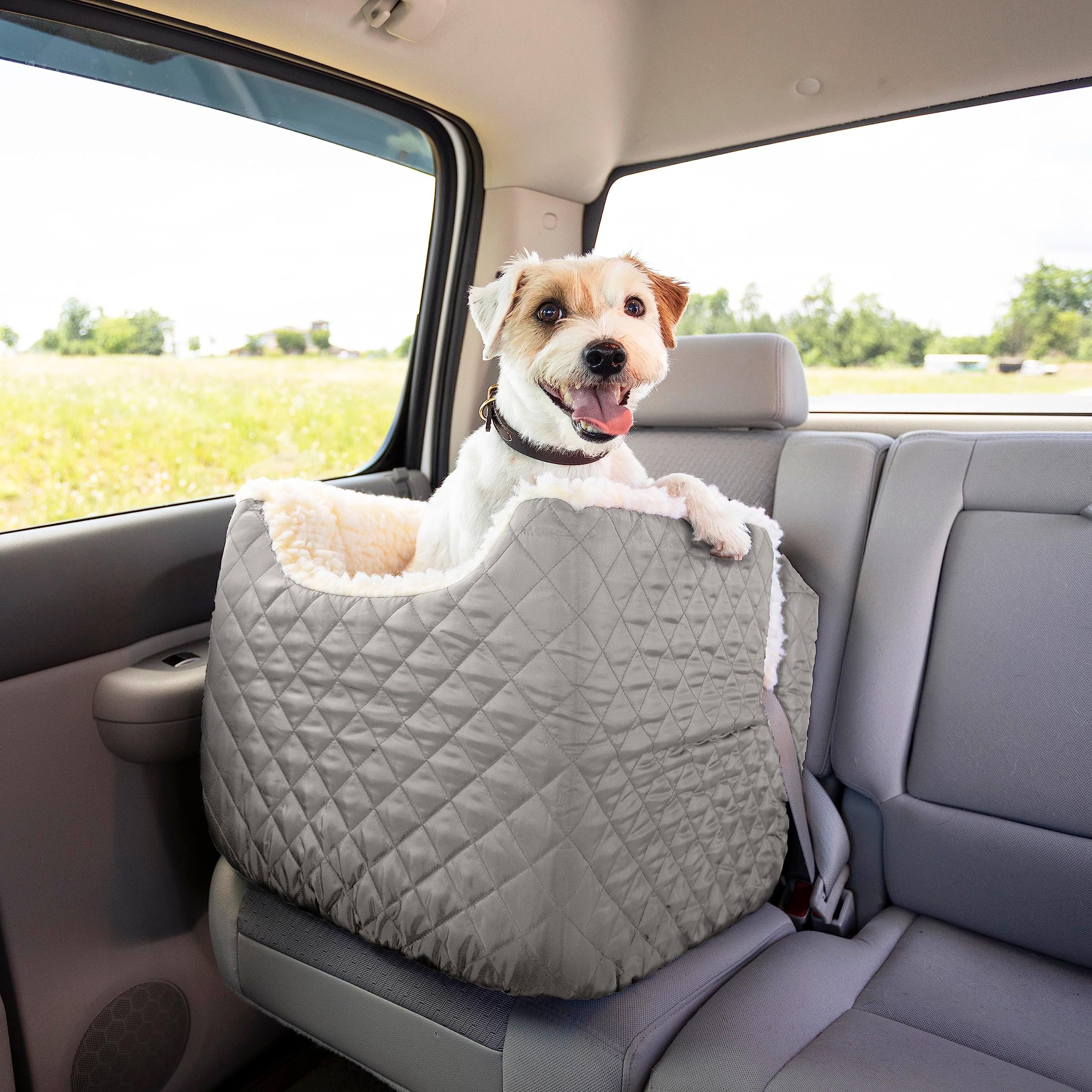 SNOOZER PET Products Lookout 1 Dog CAR SEAT, Birch Diamond, Small