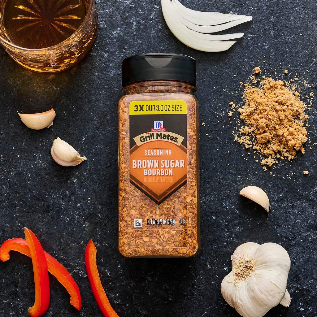 McCormick Grill Mates Brown Sugar Bourbon Seasoning, 3 oz
