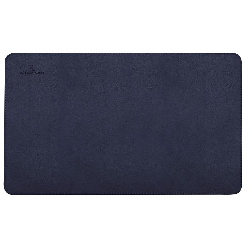 Gallaway Leather Desk Mat,Desk Writing Pad - Office Desk Pad, Medium 24" x 14" Black, Desk Mats on Top of Desks, Gift Ready Elegant Computer Desk Mat Desk Cover Desk Pad Protector PU Leather