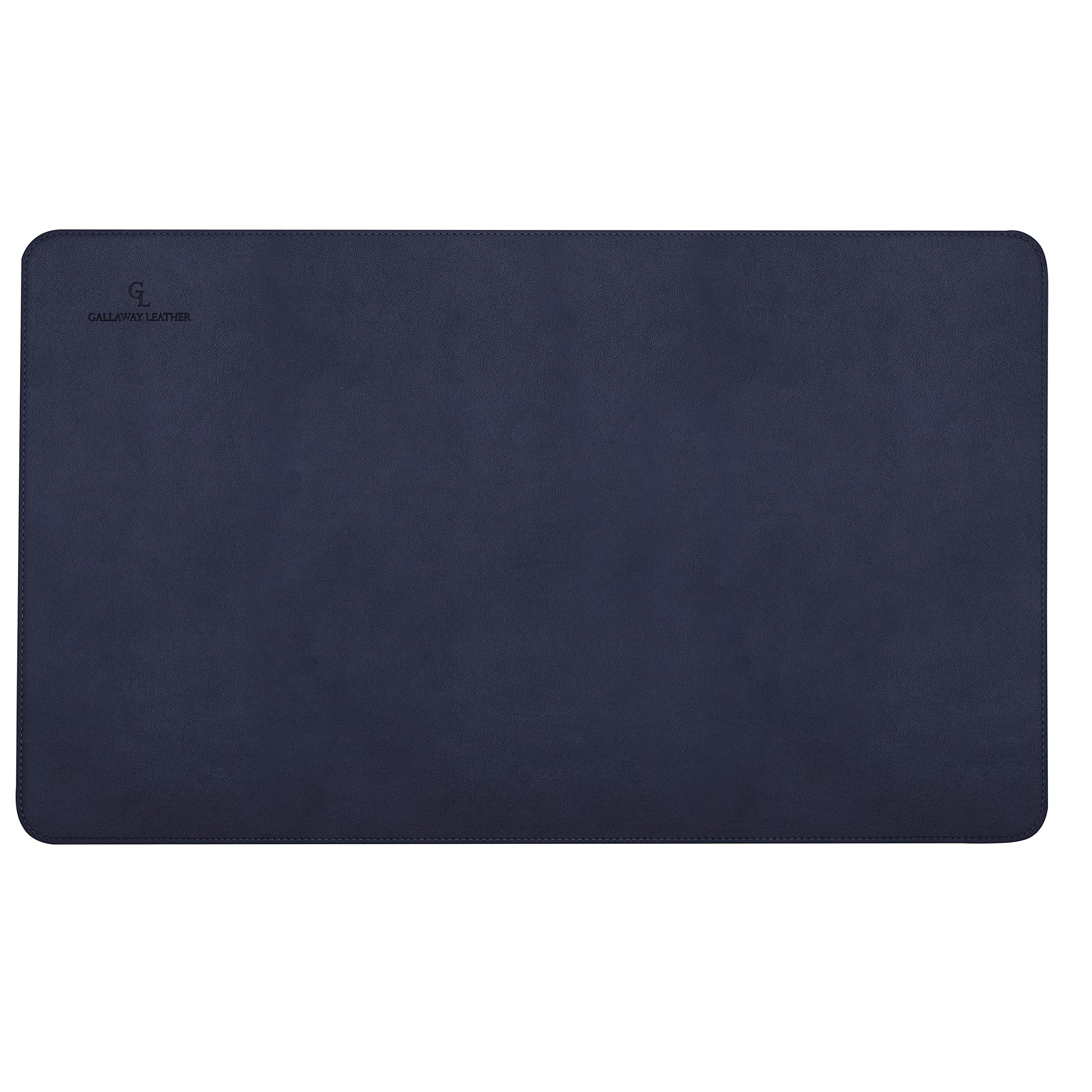 Gallaway Leather Desk Mat,Desk Writing Pad - Office Desk Pad, Medium 24" x 14" Black, Desk Mats on Top of Desks, Gift Ready Elegant Computer Desk Mat Desk Cover Desk Pad Protector PU Leather