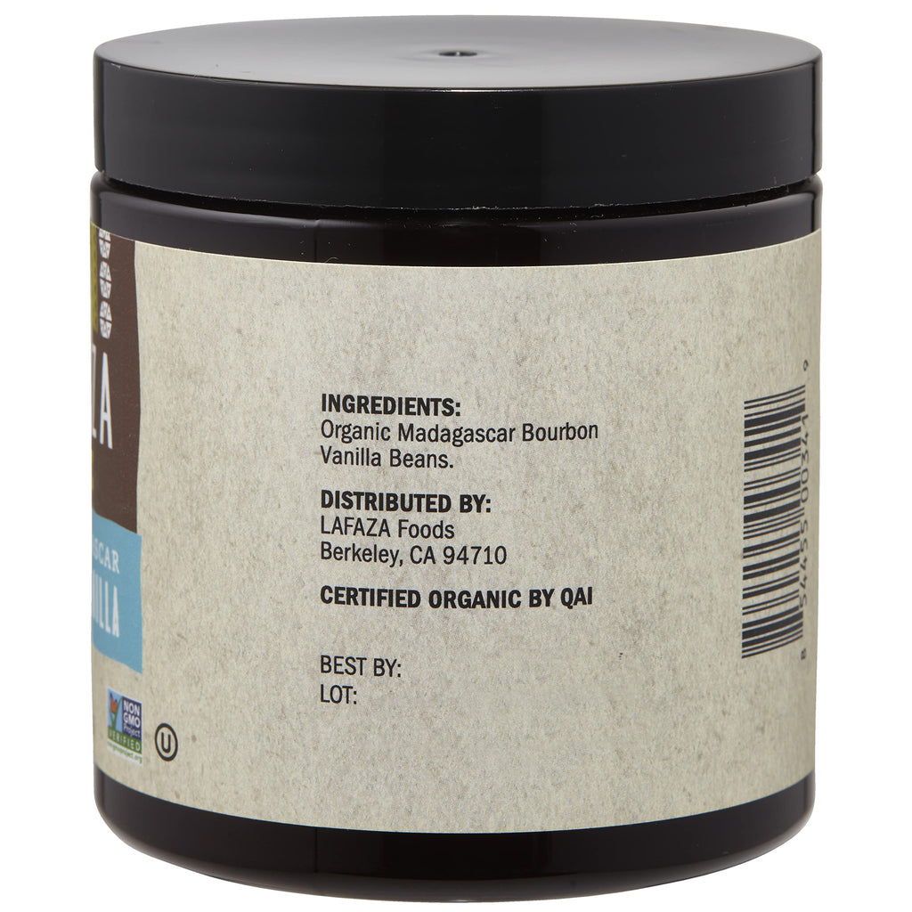 Lafaza Organic Madagascar Bourbon Pure Ground Vanilla Bean Powder, 1oz
