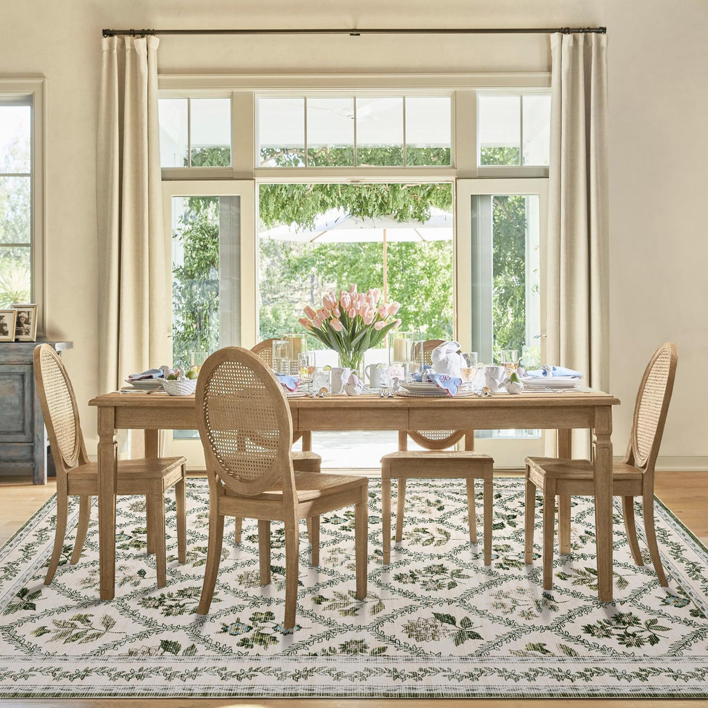 Black Floral Area Rug for Entryway 2x3 Washable Small Rug Low Pile Non Slip Distressed Entry Mat Soft Farmhouse Indoor Entrance Door Mat for Kitchen Bedroom Home Office Black Grey and White