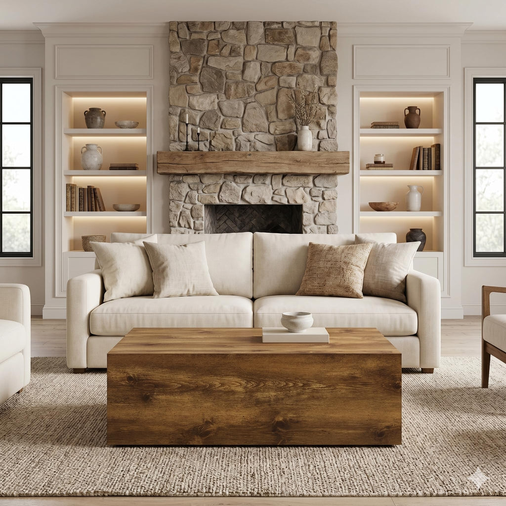 Round Coffee Table, 23.6" Modern Grey Faux Marble Drum Coffee Table, Round Accent Center Table for Living Room Apartment Small Spaces, No Assembly Required