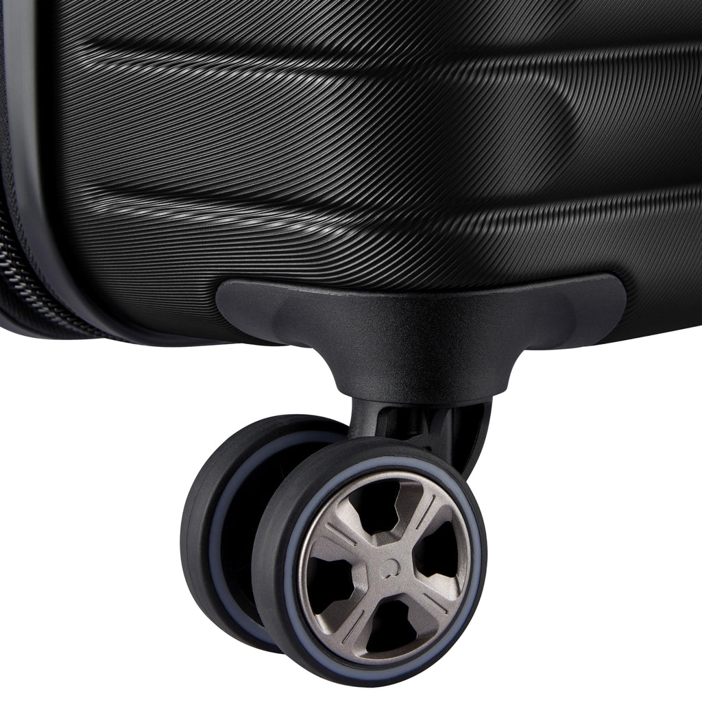 DELSEY PARIS Cruise 3.0 Hardside Expandable Luggage with Spinner Wheels, Black, Carry on 20 Inch