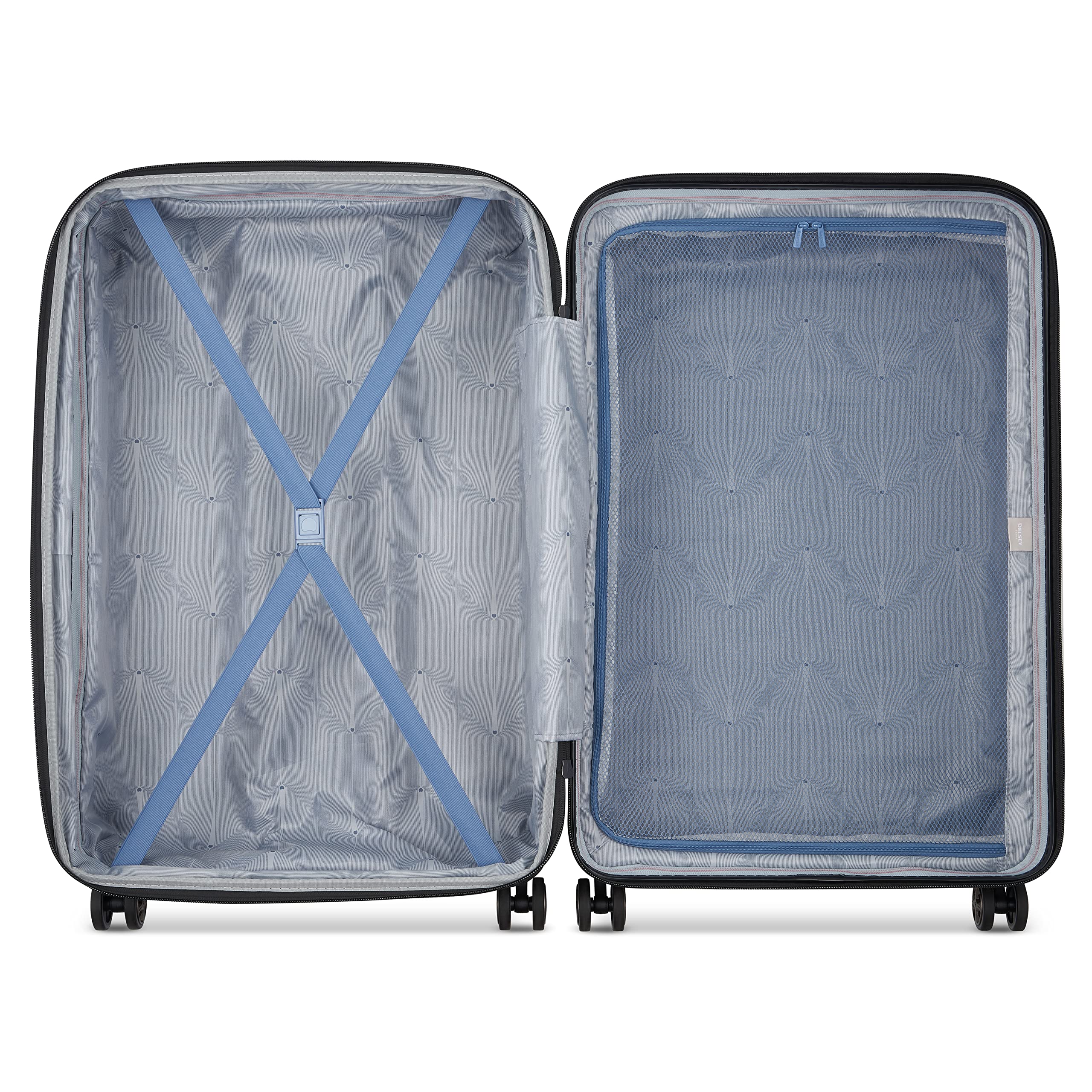 DELSEY PARIS Cruise 3.0 Hardside Expandable Luggage with Spinner Wheels, Black, Carry on 20 Inch