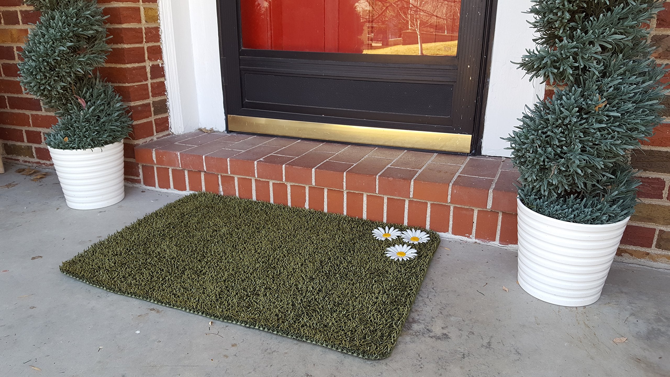 Clean Machine 10376913 Astroturf Dirt Trapper Doormat, 23.5" x 35.5", Flair Earth Taupe