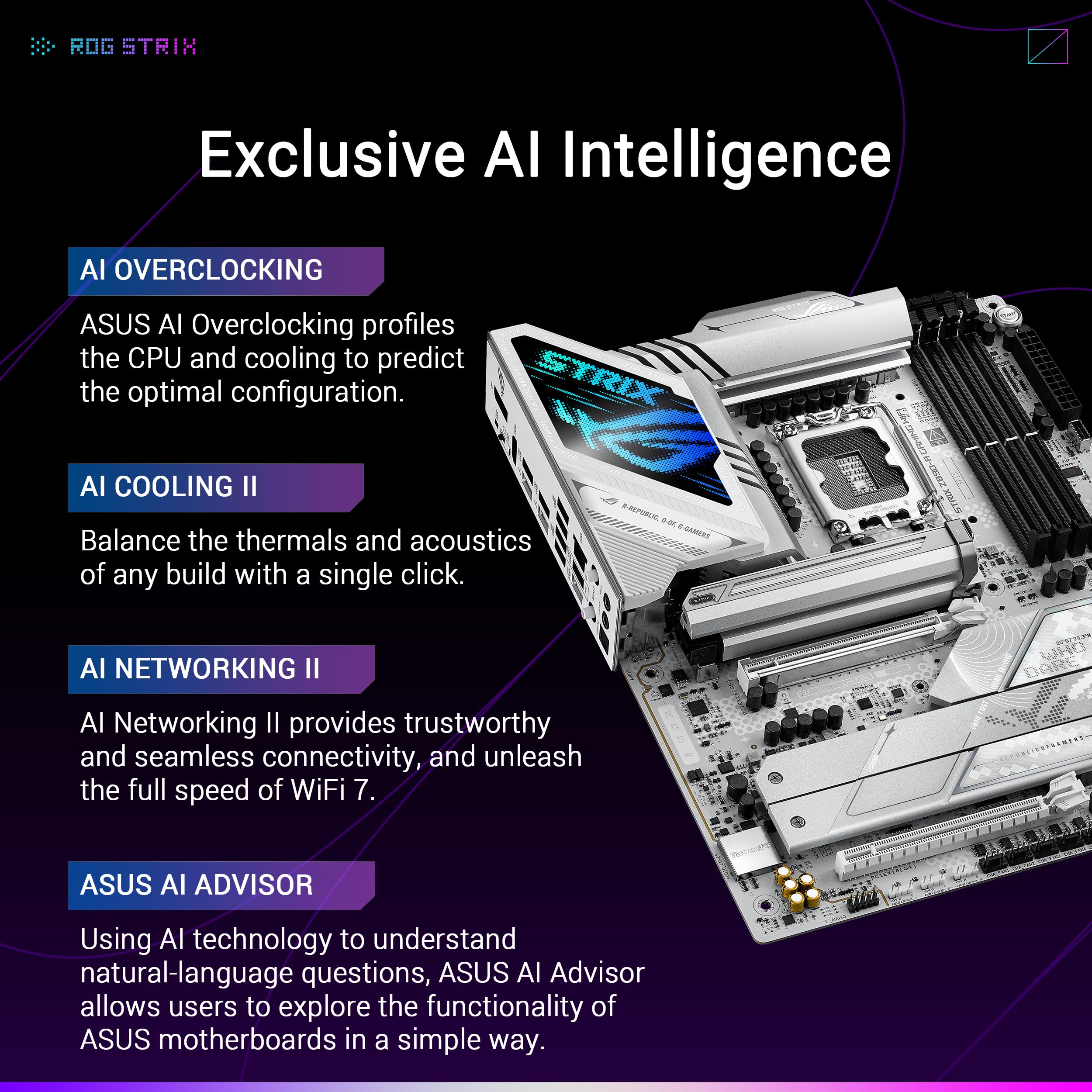 ASUS ROG Strix Z790-E Gaming WiFi 6E LGA 1700(Intel 14th,13th&12th Gen) ATX gaming motherboard(PCIe 5.0, DDR5,18+1 power stages,2.5 Gb LAN,Thunderbolt 4,5xM.2, 1xPCIe 5.0 M.2,Front panel USB 3.2 port)
