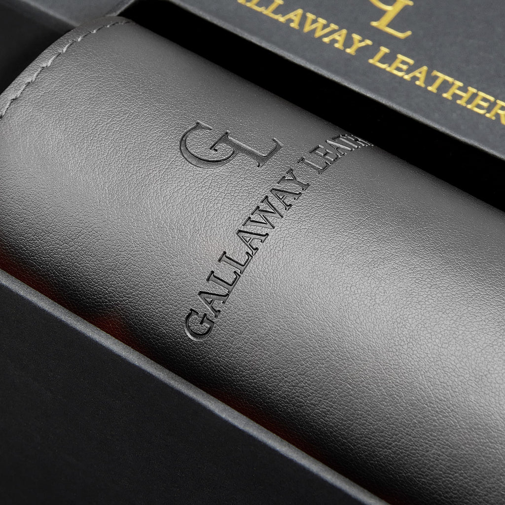 Gallaway Leather Desk Mat,Desk Writing Pad - Office Desk Pad, Medium 24" x 14" Black, Desk Mats on Top of Desks, Gift Ready Elegant Computer Desk Mat Desk Cover Desk Pad Protector PU Leather