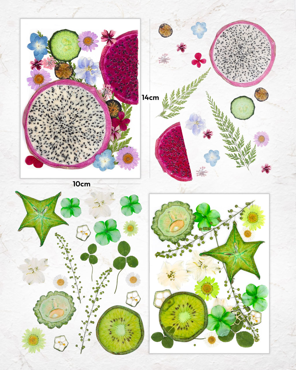 Dried Flowers, Resiners 58Pcs Pressed Flowers for Craft Pink Real Natural Dried Flowers Dry Leaves Kit for DIY Making Crafts Resin Soap Candle Scrapbook Supplies Card Making Jewelry
