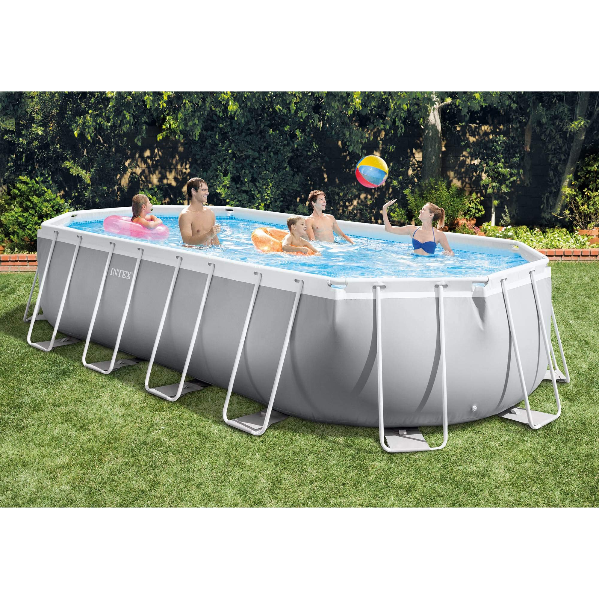INTEX 26700EP 10Ft X 30In Prism Frame Premium Above Ground Swimming Pool (Pump Not Included)