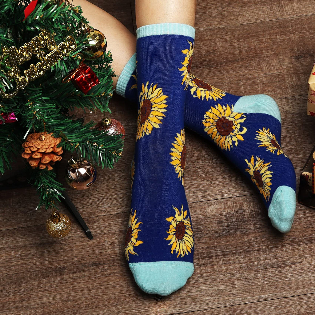 Jeasona Women's Cute Socks Funny Christmas Birthday Gifts for Women Mom Teenage Girls