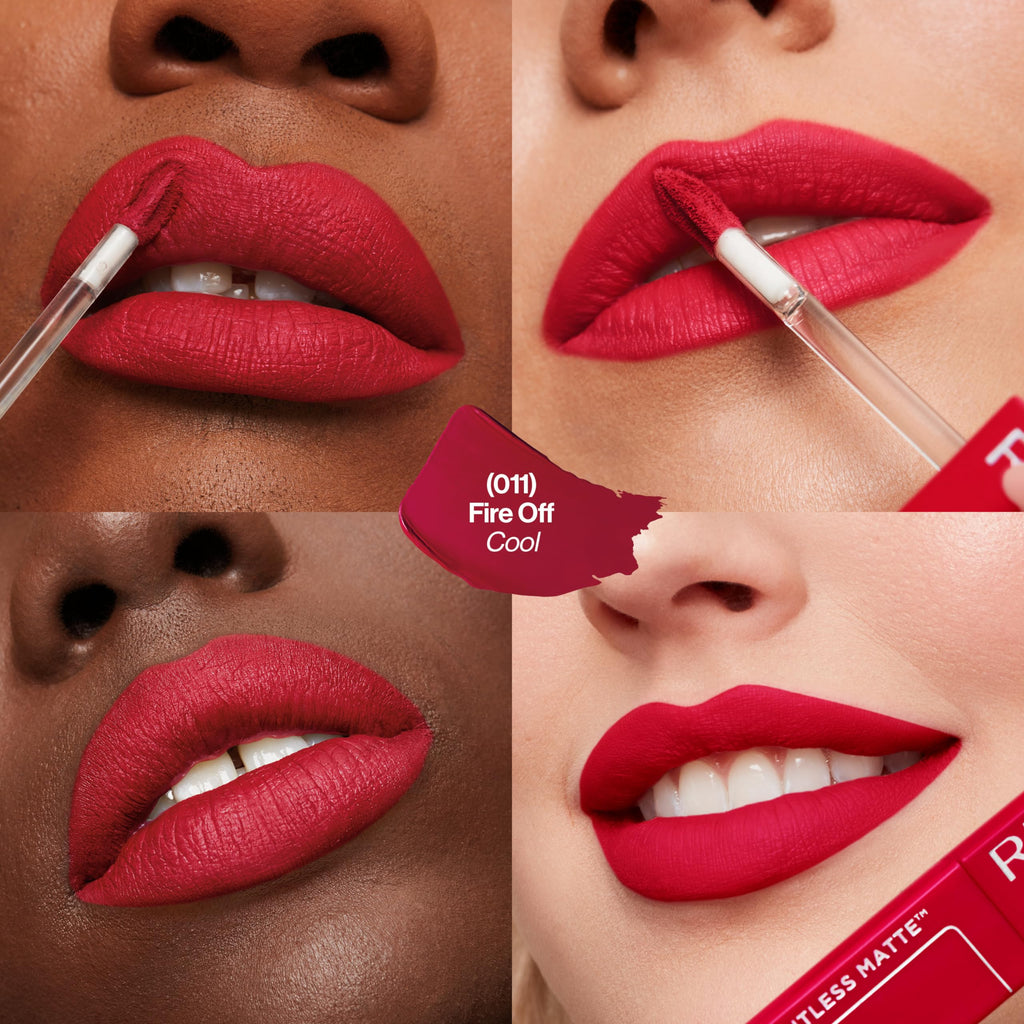 Revlon ColorStay Limitless Matte Liquid Lipstick, Vegan Formula, No-Budge, Longwear Lip Color, Long Lasting, Lightweight/Comfortable, Waterproof, 001 Beauty Sleep, 0.17 fl oz