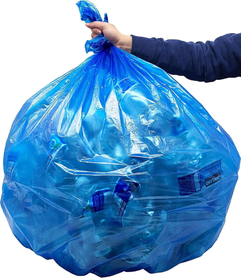 Reli. SuperValue 55-60 Gallon Recycling Bags | 150 Count | Blue Trash Bags | Made in the USA