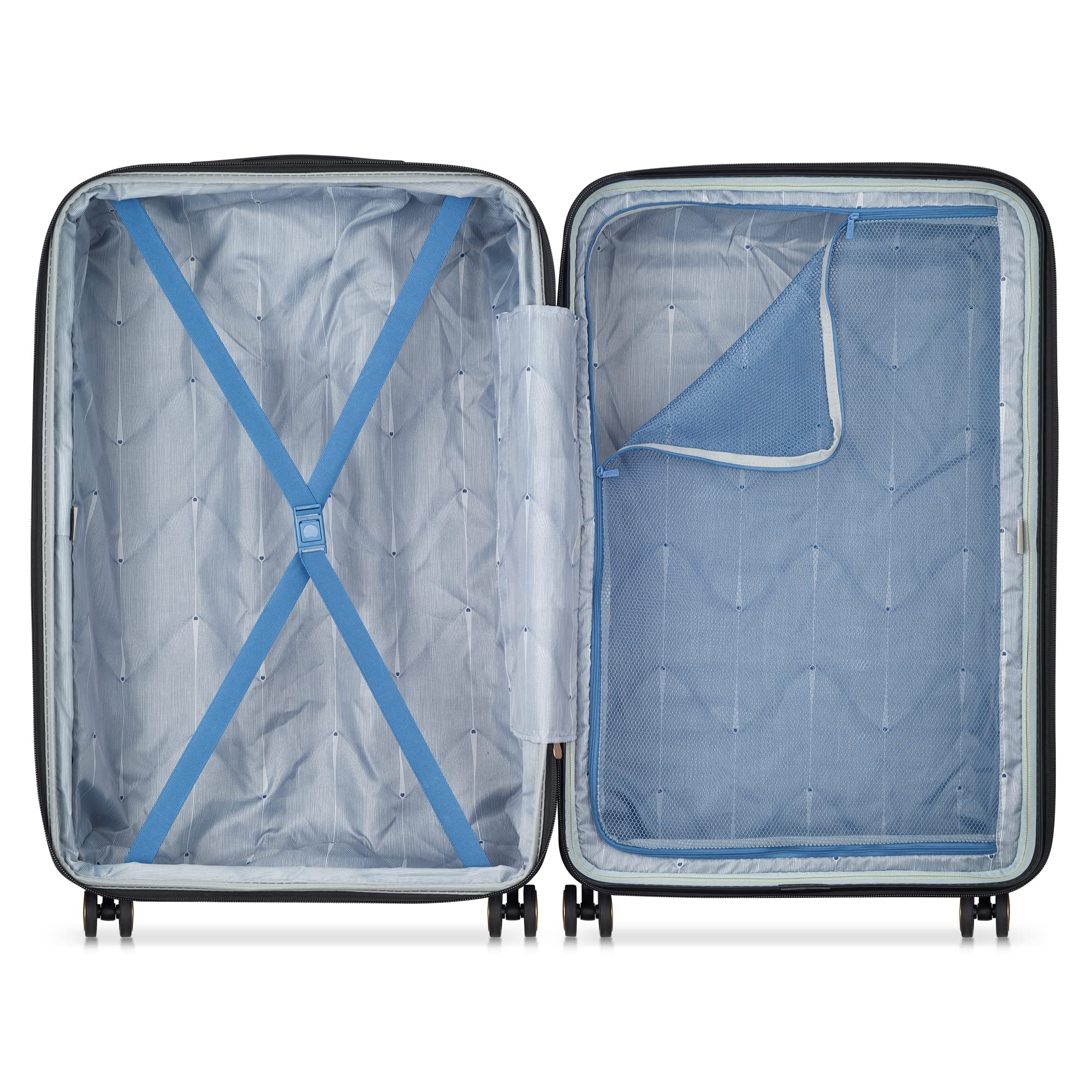 DELSEY PARIS Cruise 3.0 Hardside Expandable Luggage with Spinner Wheels, Black, Carry on 20 Inch