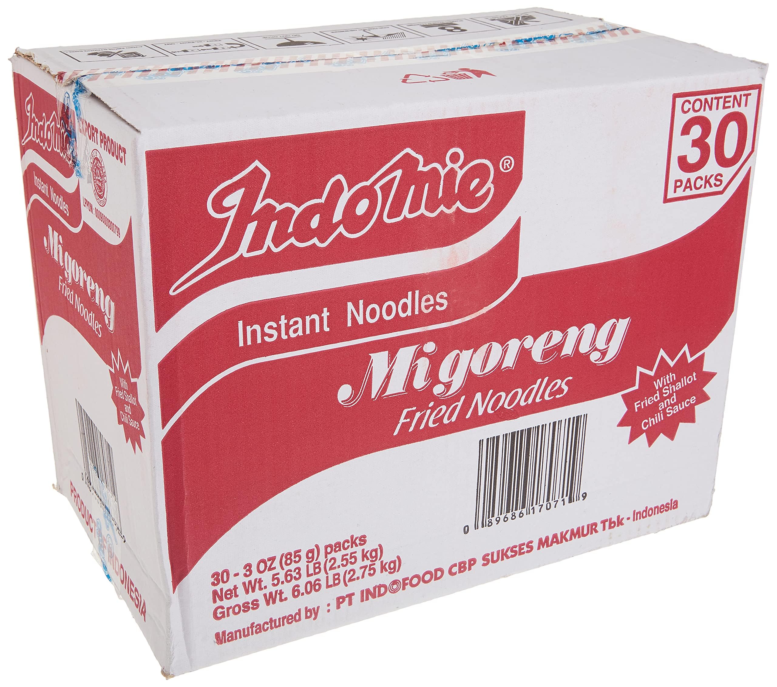 Indomie Mi Goreng Instant Stir Fry Noodles, Halal Certified, Original Flavor ( Pack Of 15),