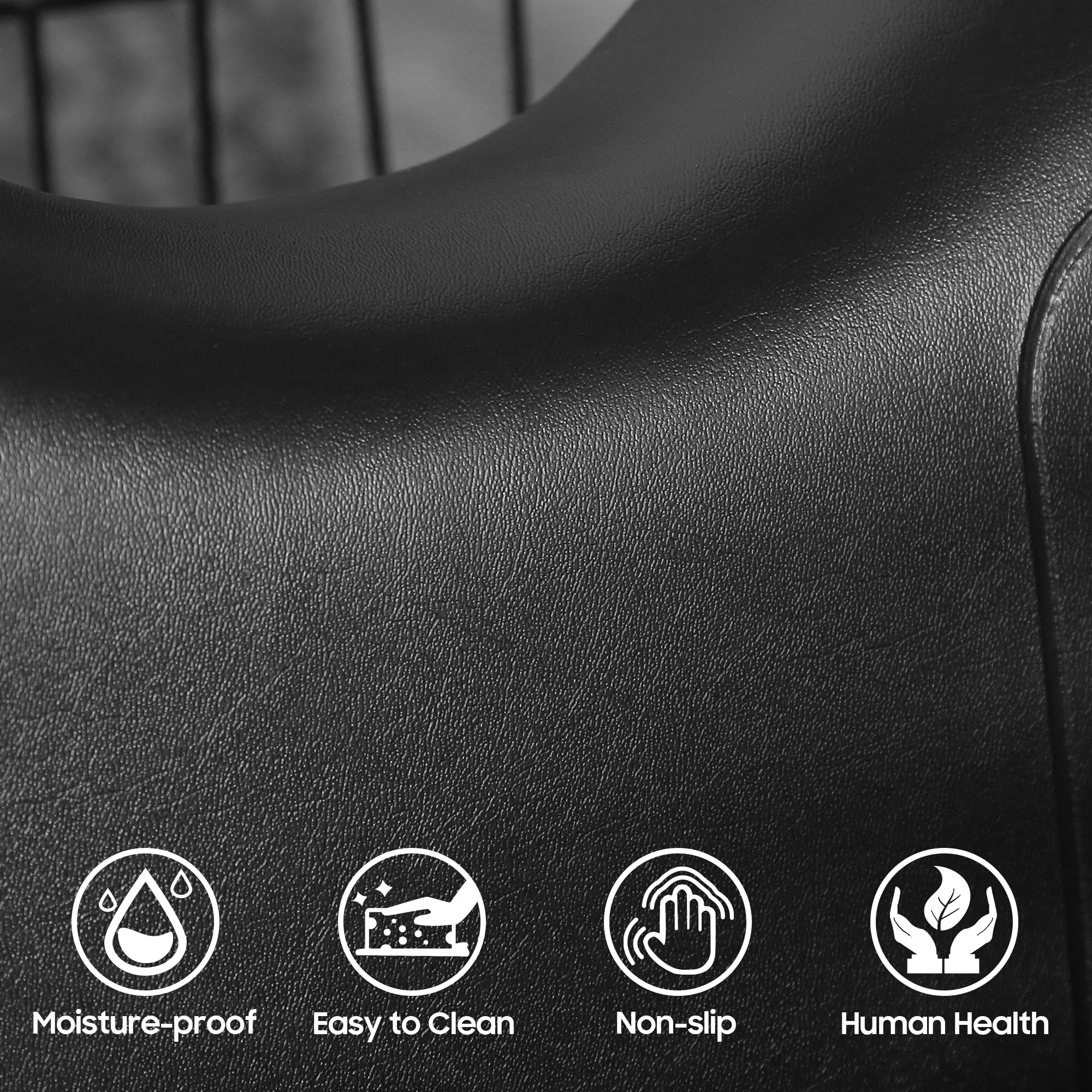 10L0L Golf Cart Front Seat Assembly for EZGO TXT 1994-2013, Factory Style Seat Bottom Cushions & Seat Back Replacement Kit