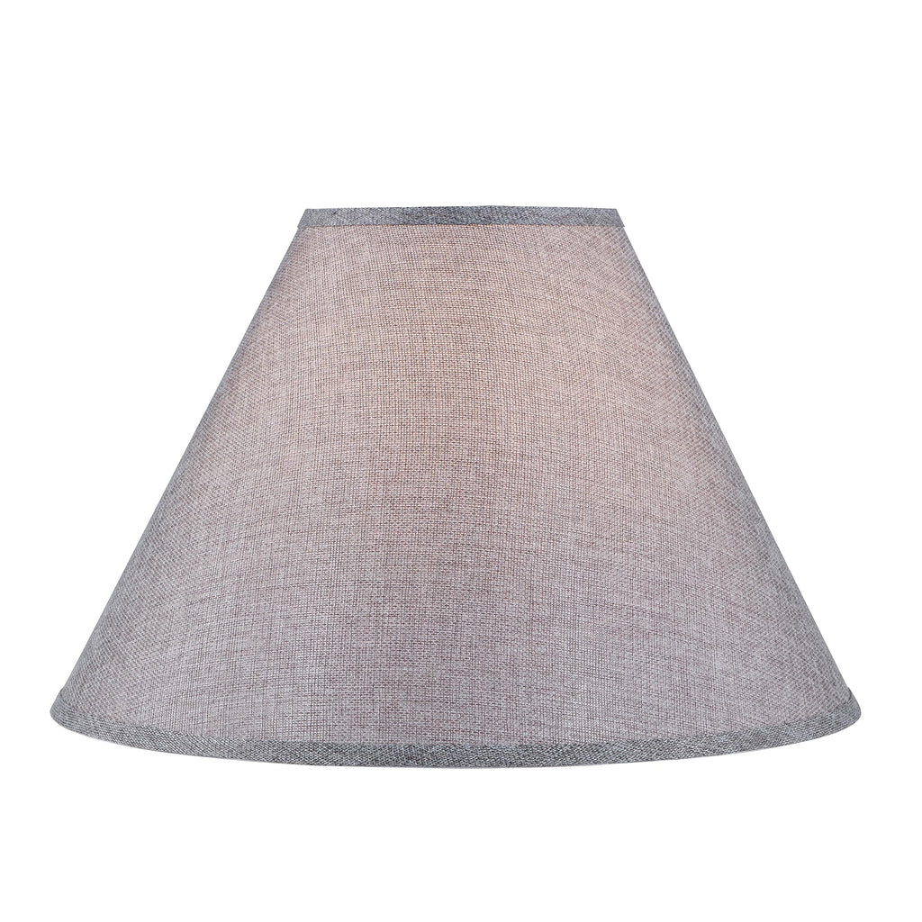 Aspen Creative 32083 Transitional Hardback Empire Shaped Spider Construction Lamp Shade in Brown, 18" wide (7" x 18" x 12 1/2")