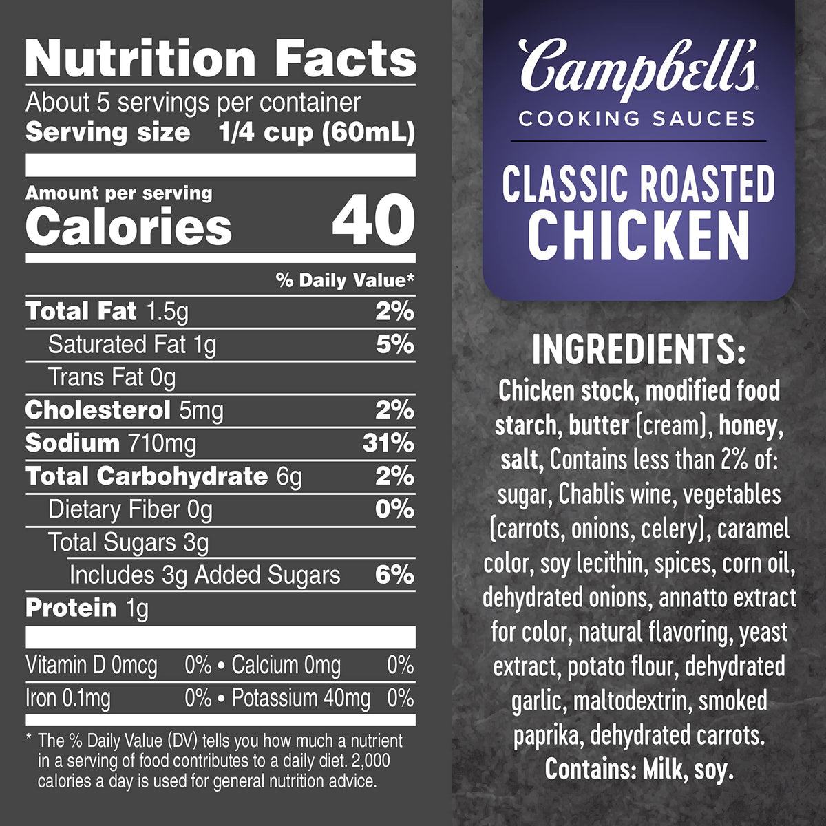 Campbell's Cooking Sauces, Savory Marsala, 11 Oz Pouch