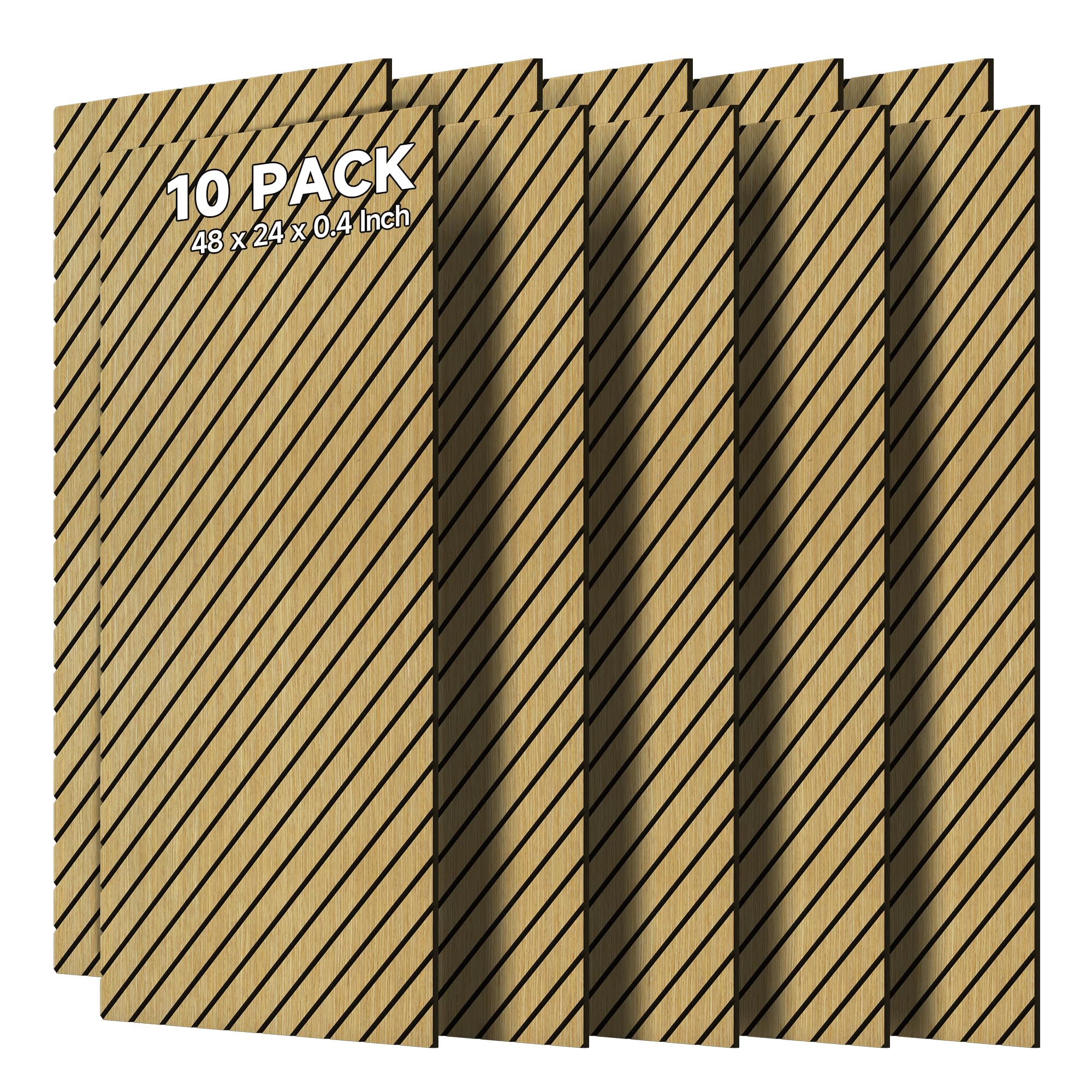 Art Acoustic Panels for Wall,5 Pack Sound Absorbing Panels,47.2” x 23.6” Soundproof Wall Panels,High-Density Acoustic Wall Panels,Decorative Sound Panels with Wood-Look