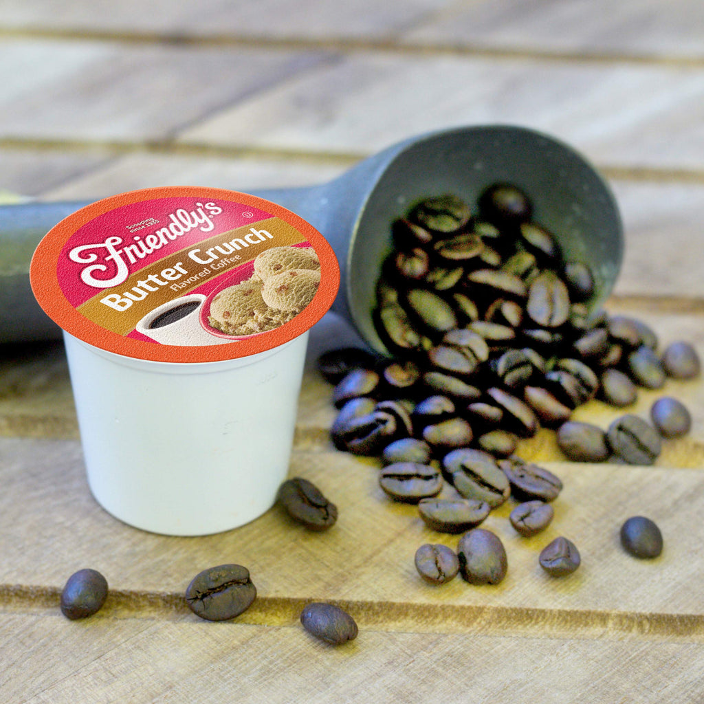 Friendly's Coffee Pods Assorted Flavored Ice Cream Variety Pack Compatible with Keurig K Cup Brewers, Assorted Variety Pack, 40 Count (Pack of 1)