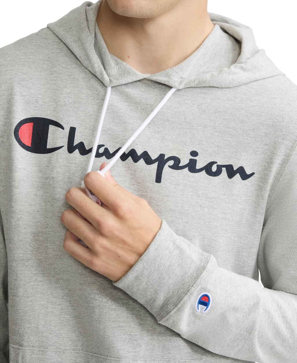 Champion Men's Long Sleeve T-shirt Hoodie (Retired Colors)