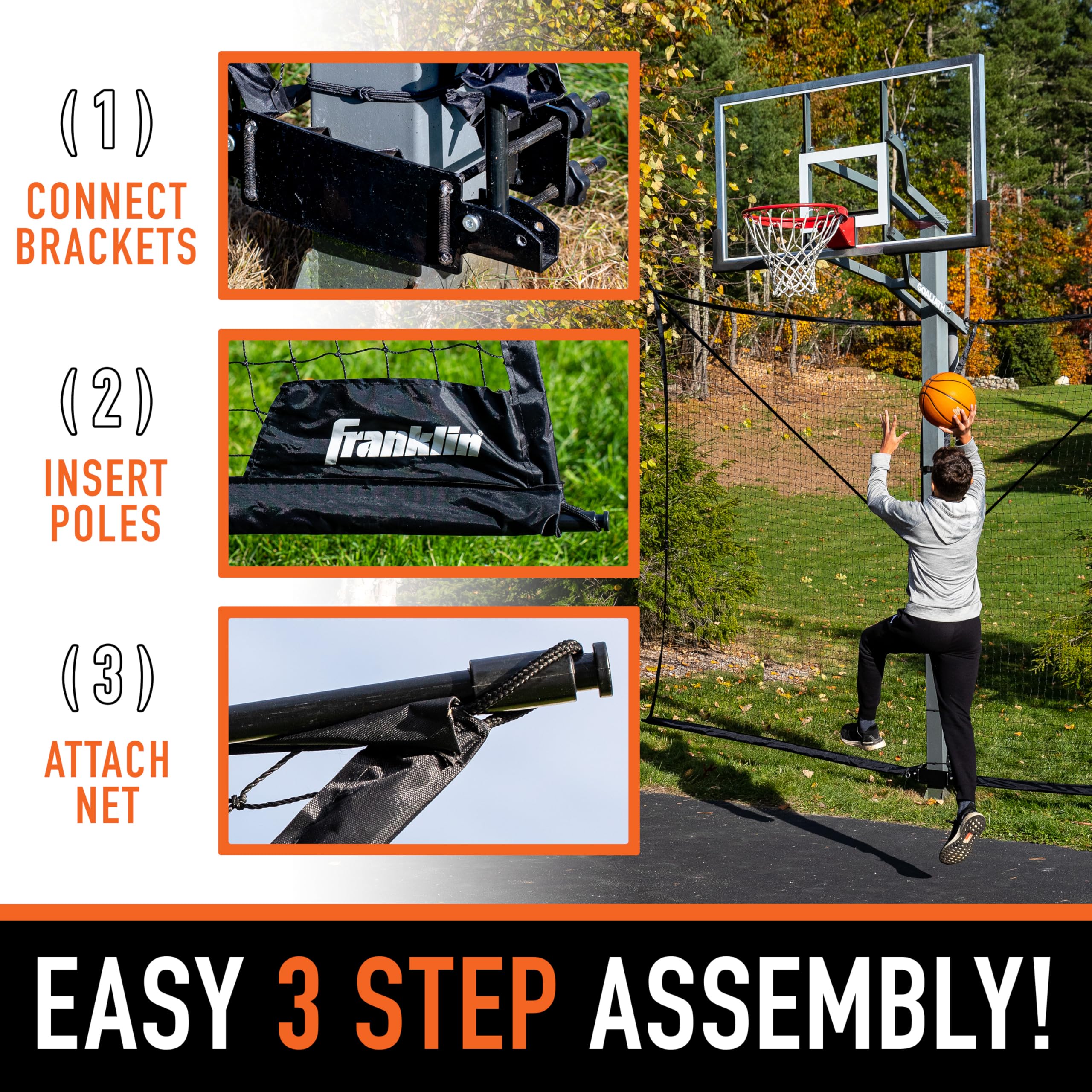 Franklin SportsBasketball Pass Back Rebounder