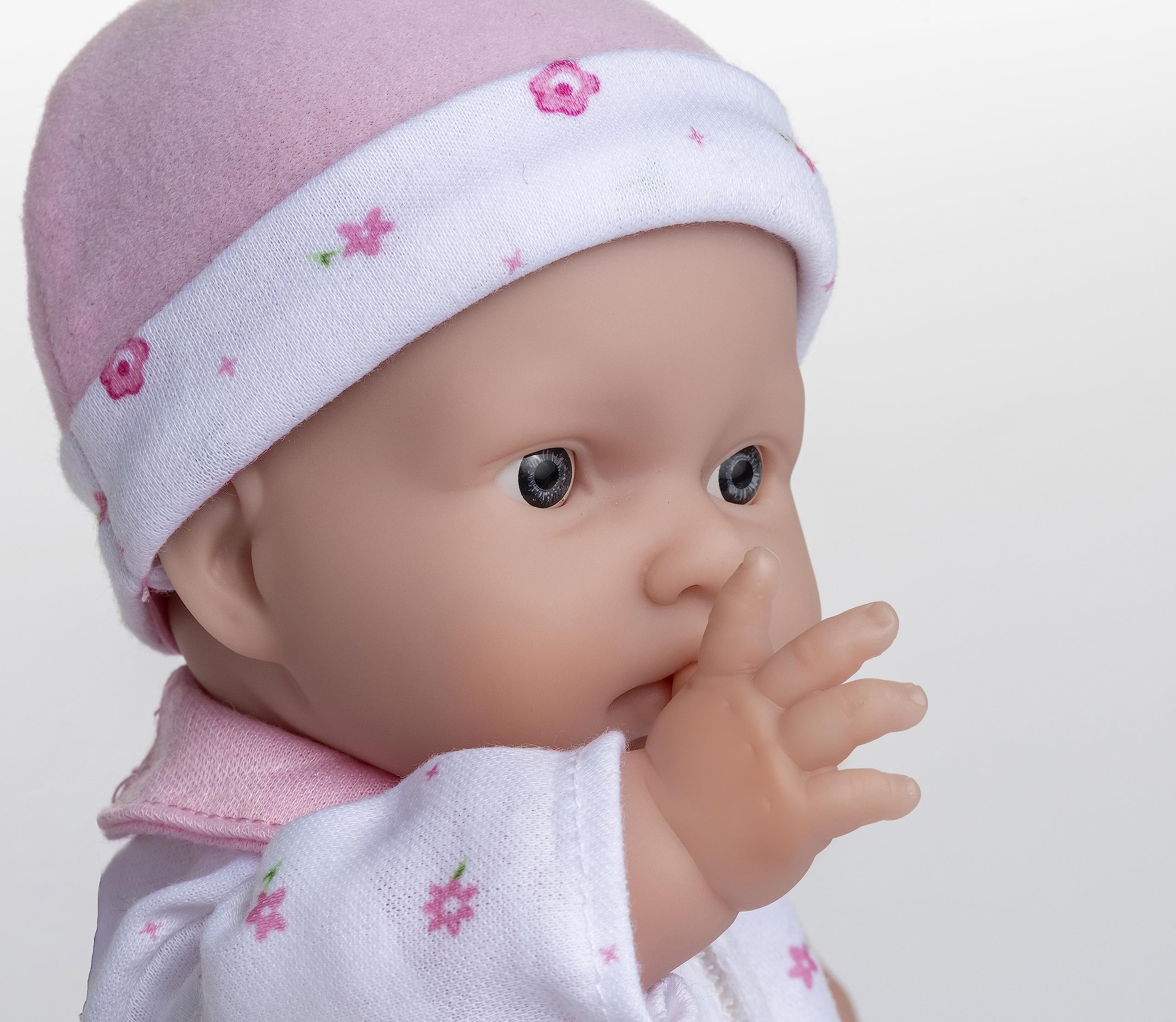 JC Toys La Baby Caucasian Baby Doll Set – 11 Inch Soft Body Doll with Accessories Including a Removable Blue Outfit – Small Baby Doll Toy for Children 12 Months and Older