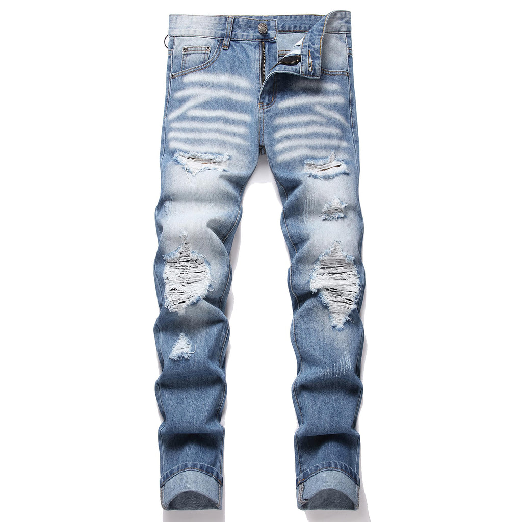 RXXKKK Men's Regular Slim Fit Jeans