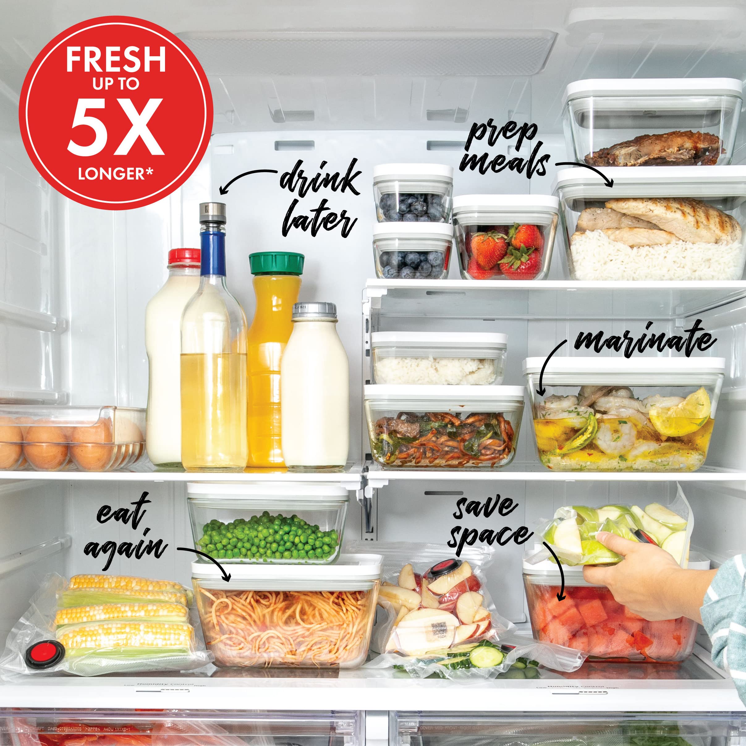 ZWILLING Fresh & Save Vacuum Fridge Glass Container