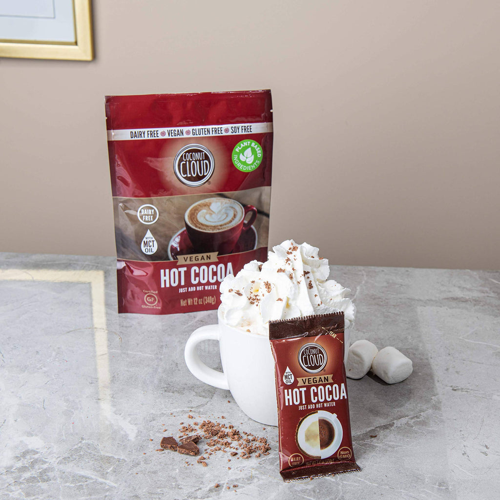 Coconut Cloud: Vegan, Natural, Delicious, Creamy Chocolate | Made in Colorado from Premium Milk Powder (Non-GMO, Gluten Free), Winter Cocoa Bundle, 7oz Each (Original, Toasted Marshmallow & Peppermint)…