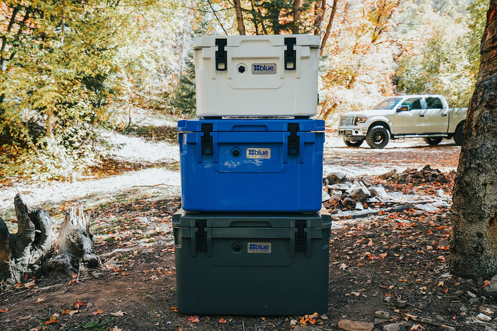 Blue Coolers Ark Series 100-110 Quarts, Roto-Molded Ice Cooler | Large Ice Chest Holds Ice up to 10 Days |