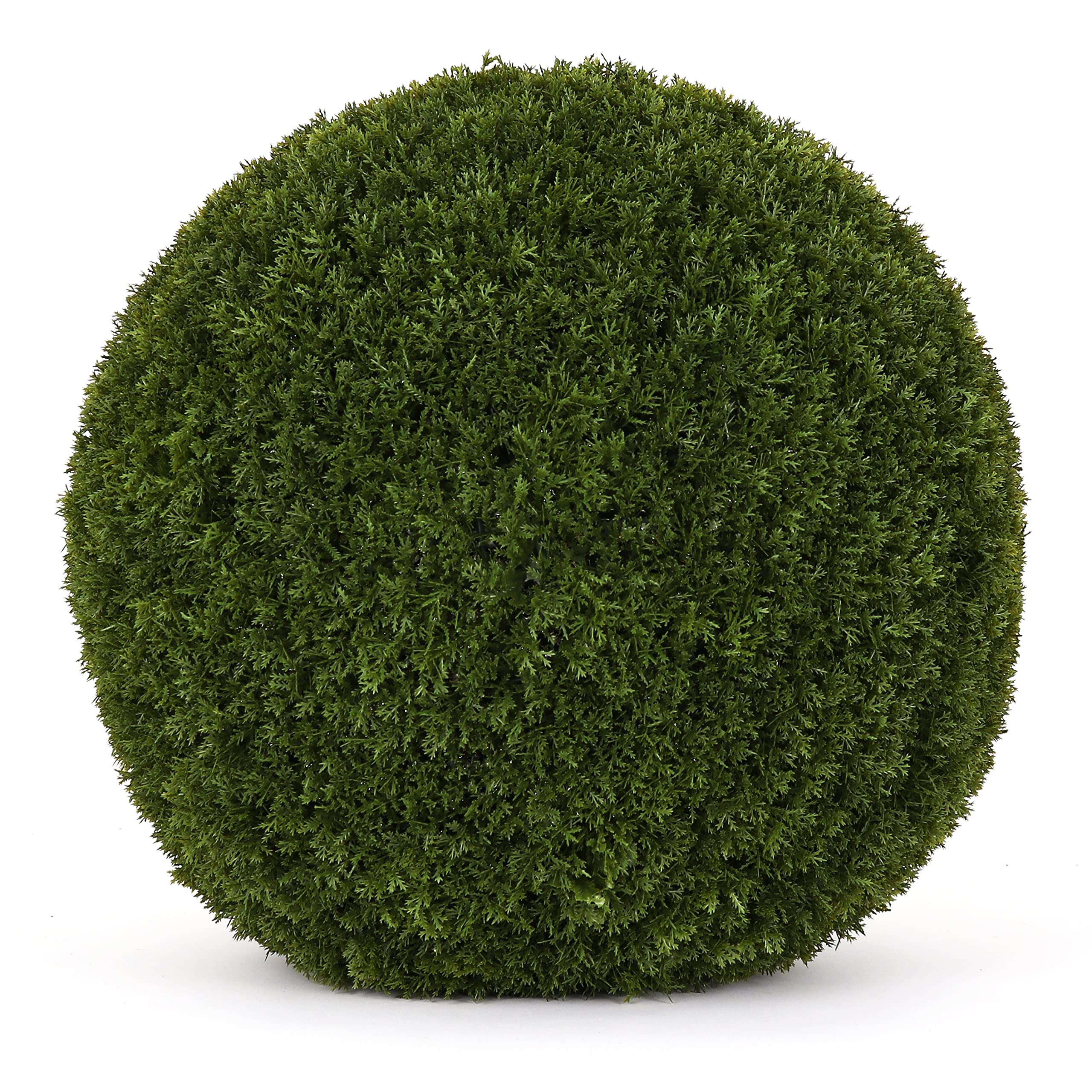 3rd Street Inn XL Baby's Breath Topiary Ball - Artificial Plant Set - Indoor/Outdoor Wedding Party Decor - Faux Foliage Garden Sphere - Tree and Bush Substitute (19")