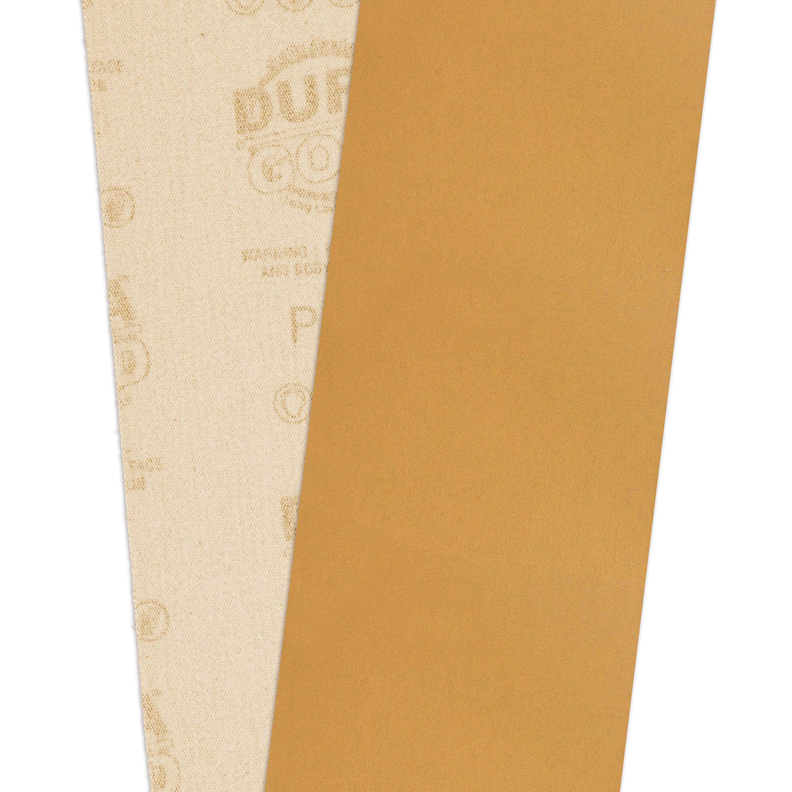Dura-Gold Premium - 40 Grit Gold - Hook & Loop Backing Longboard Continuous Sandpaper Roll, 2-3/4" Wide, 12 Yards Long - For Automotive & Woodworking Air File Long Board Sanders, Hand Sanding Blocks