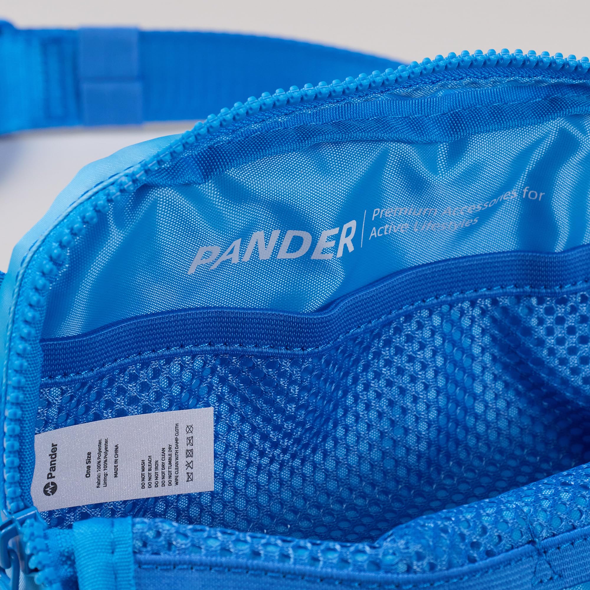 Pander Two Way Zipper Fanny Pack Nylon Everywhere Belt Bag for Women, Water Repellent Waist Packs, Crossbody Bags with Adjustable Strap (Black).