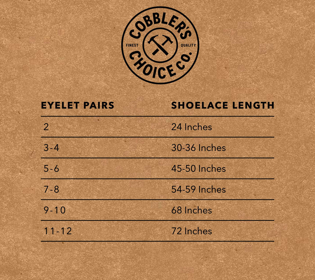 Premium Flat Waxed Cotton Boot Laces - Cobbler's Choice Shoe Laces - Durable and Beautiful!
