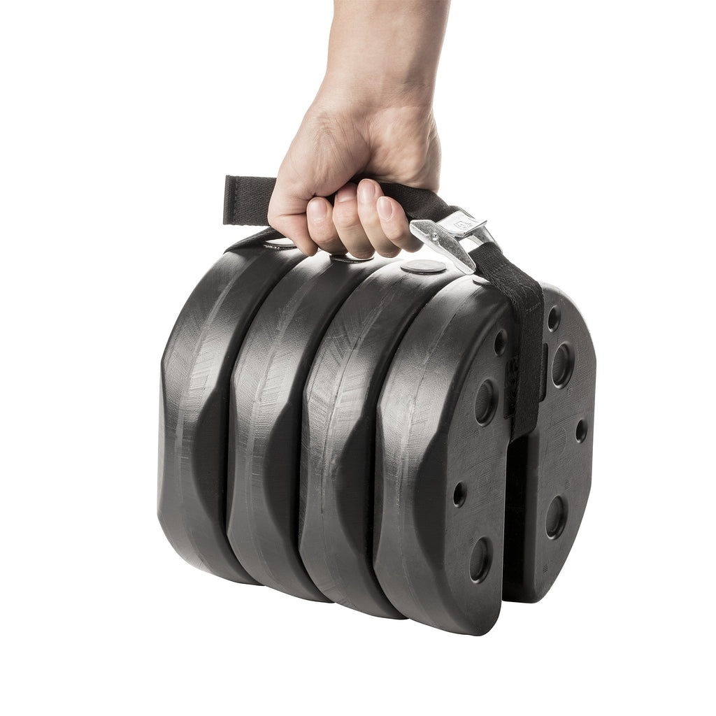 Eurmax USA Universal Upgraded Water Weight Heavy Duty Feet Leg Weights Bag Canopy Weights & US Weight Tailgater Canopy Weights Set of 4 with No-Pinch Design for Easy Installation