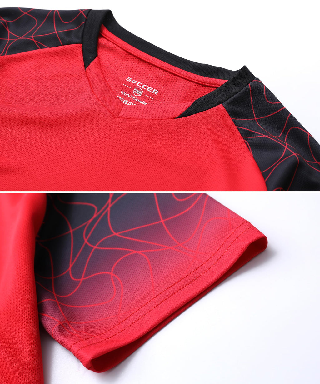 M2C Boys 2-Pack Jersey Soccer Knit Set Sport Team Uniform Shirt and Shorts