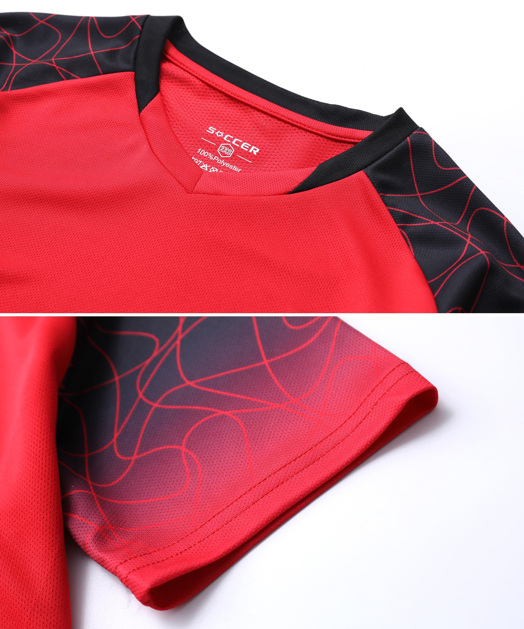 M2C Boys 2-Pack Jersey Soccer Knit Set Sport Team Uniform Shirt and Shorts