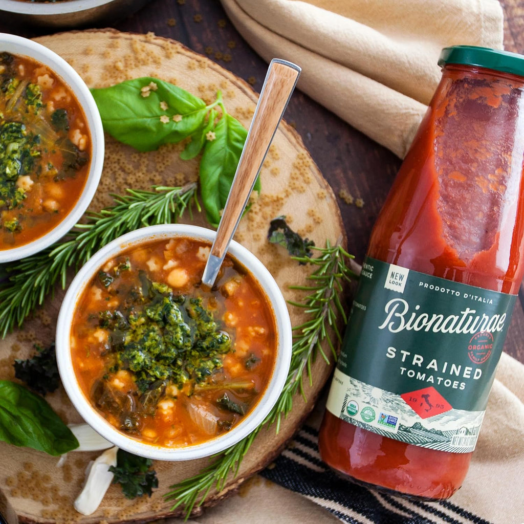 Bionaturae Organic Strained Tomatoes, 24 Ounce