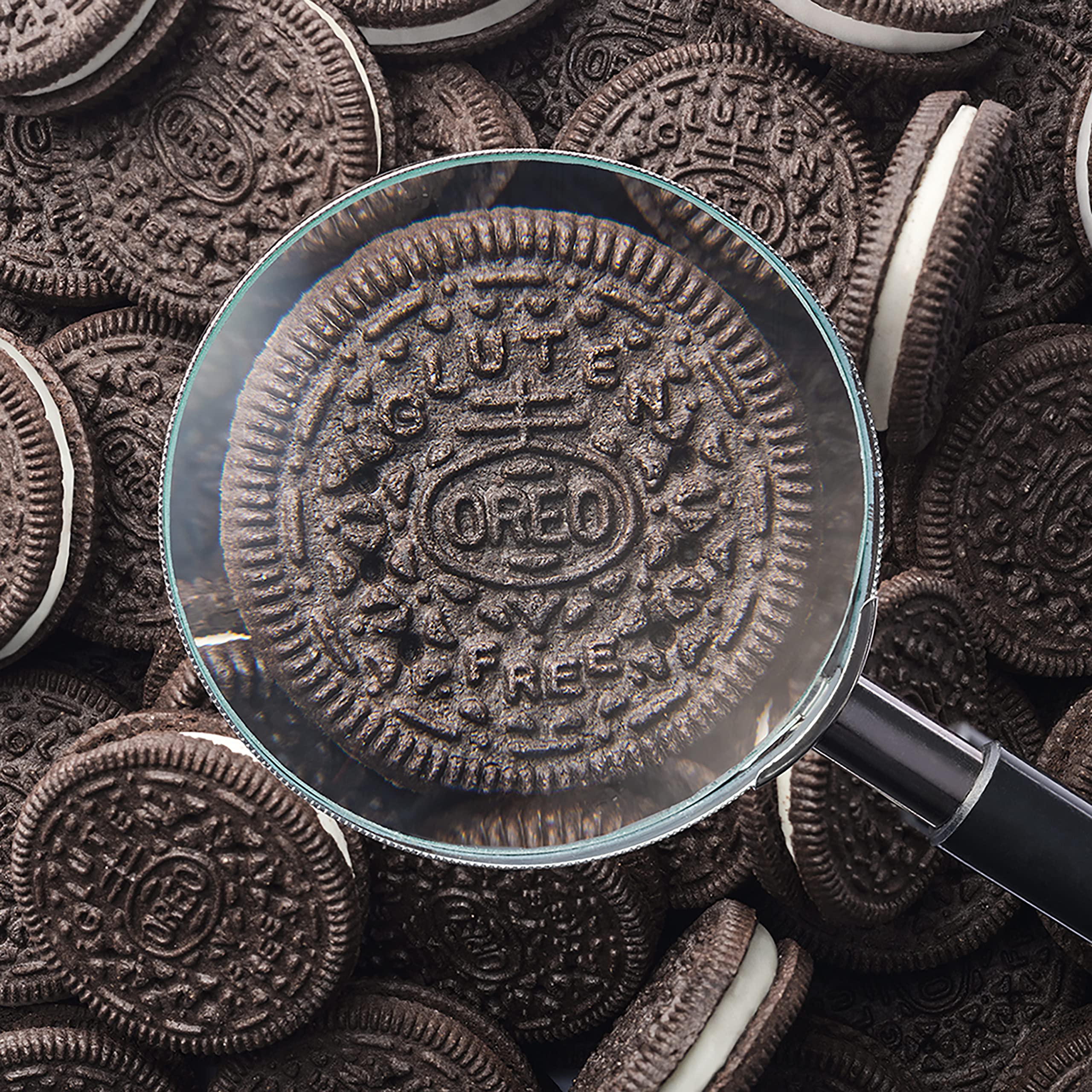 OREO Double Stuf Golden Sandwich Cookies, Family Size, 20 oz