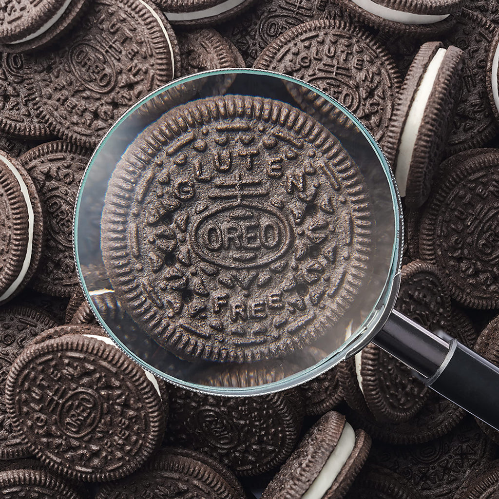 OREO Double Stuf Golden Sandwich Cookies, Family Size, 20 oz