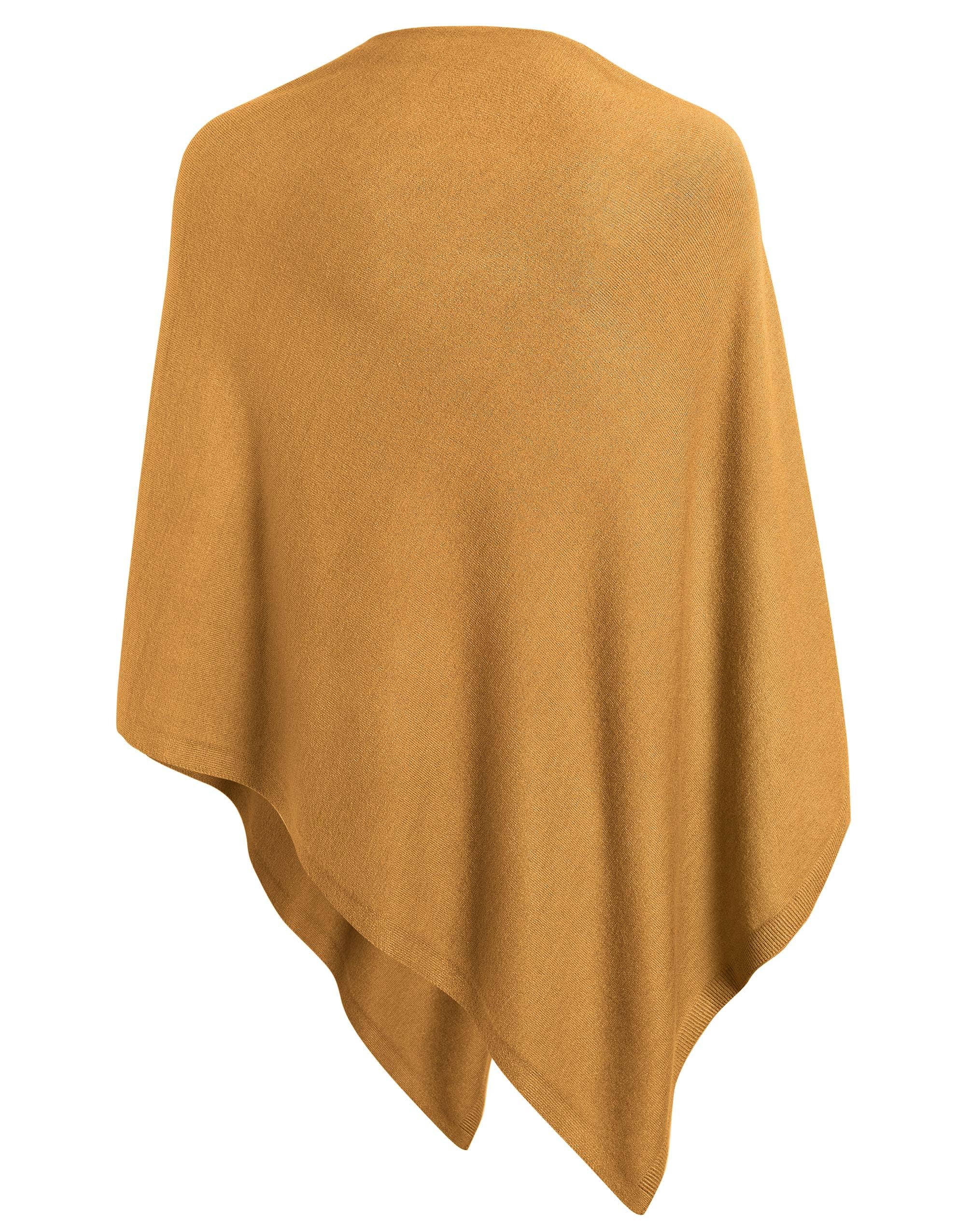 PULI Women's Versatile Knitted Shawls Scarf Poncho Sweater with Buttons Lightweight Spring Summer Fall Wraps