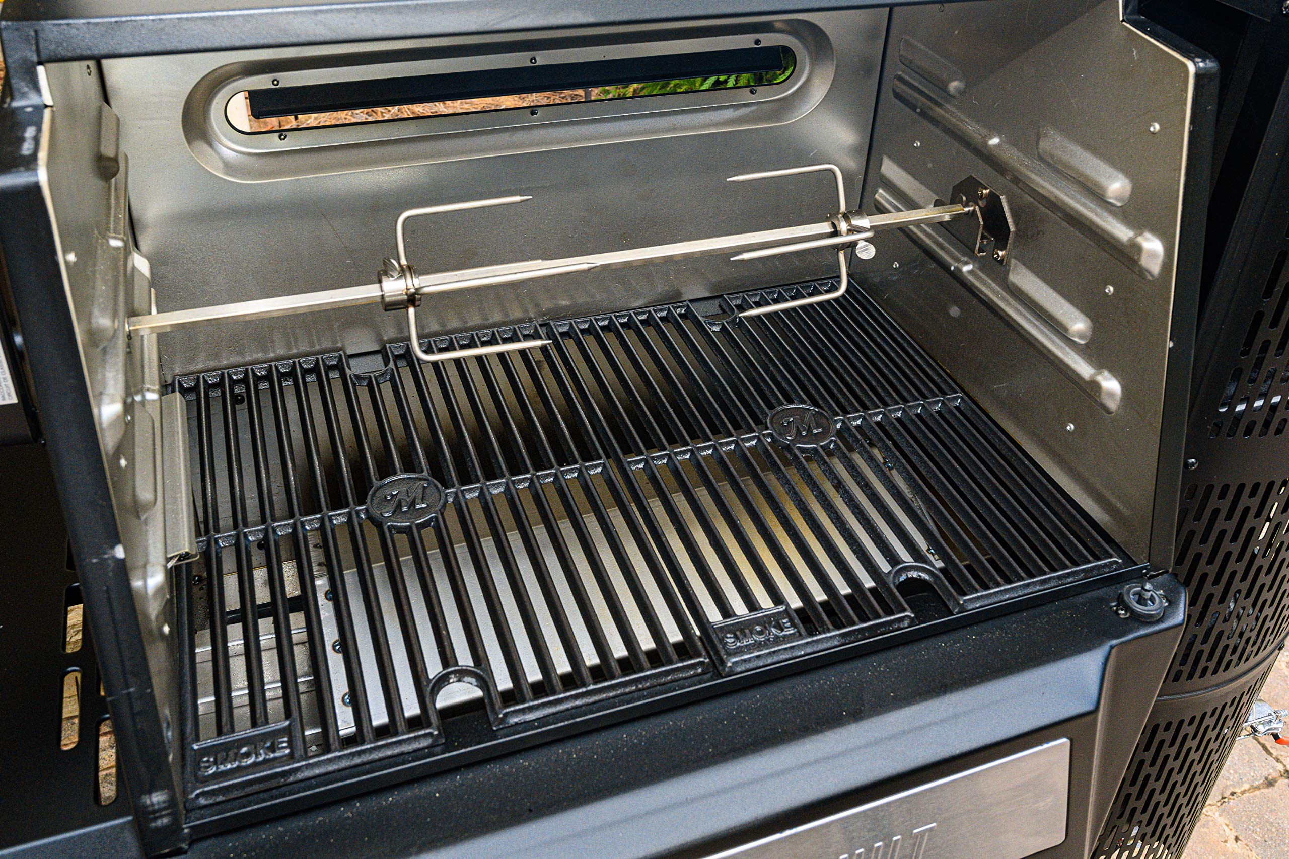Masterbuilt® Gravity Series Rotisserie Accessory Attachment with Stainless Steel Spit Rods, Meat Claws and and Electric Power Source, Model MB20091220