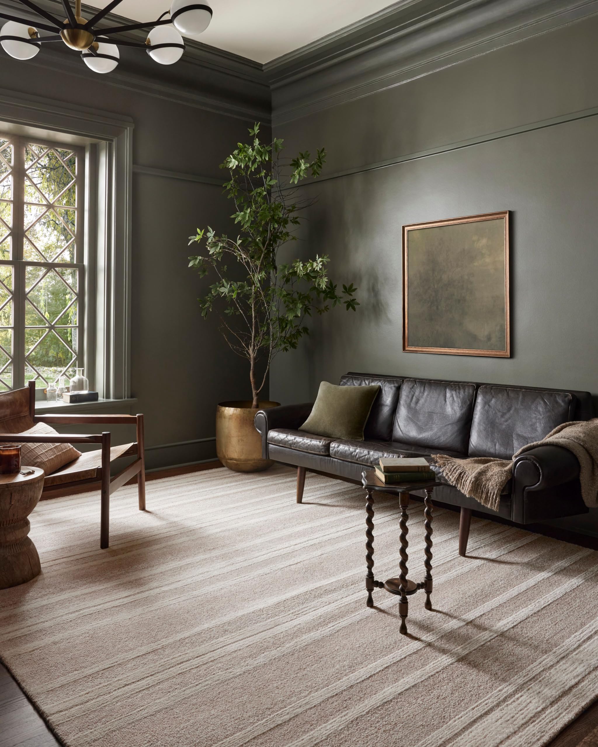 Loloi Magnolia Home by Joanna Gaines Rae Collection RAE-02 Charcoal/Mist 2'-3" x 3'-9" Accent Rug