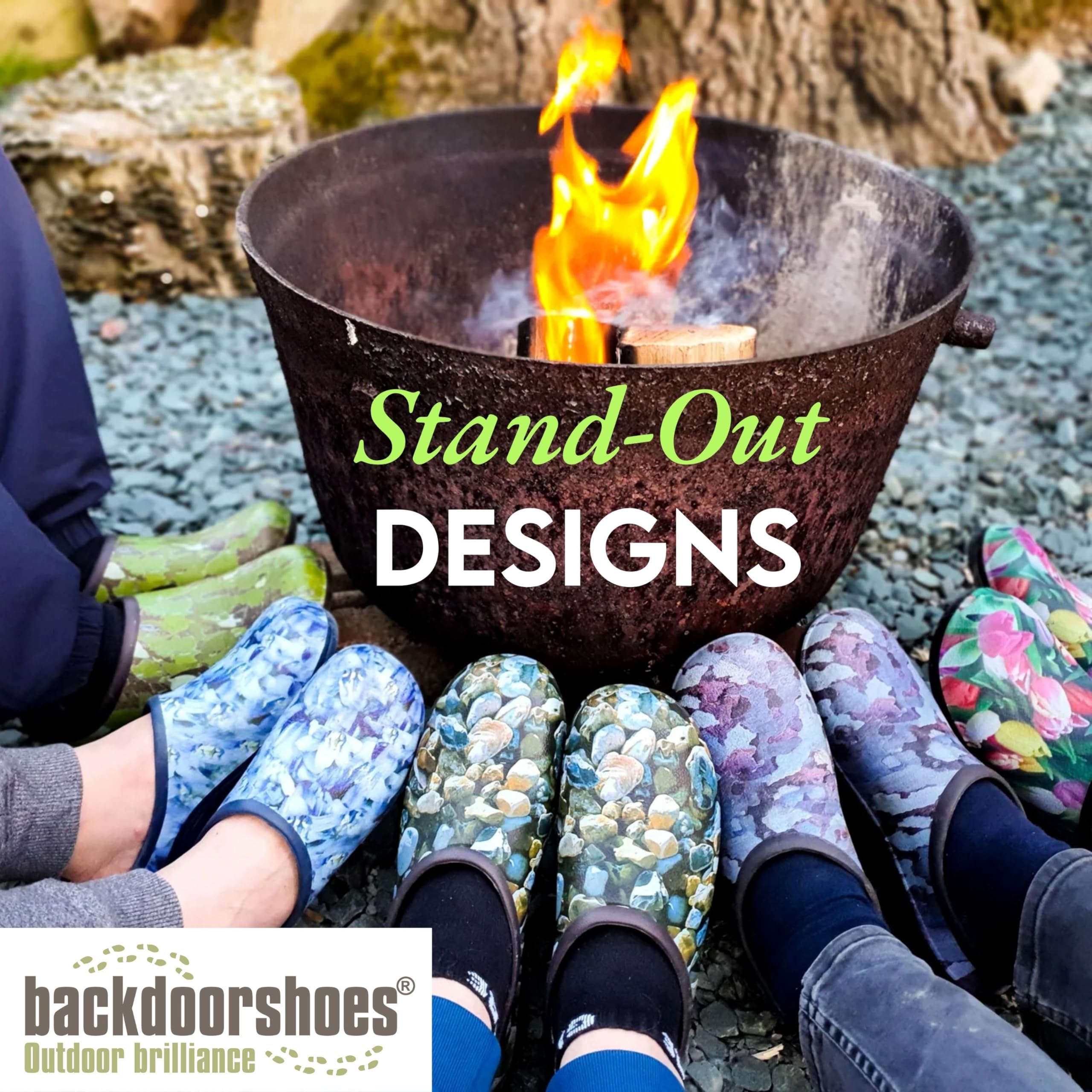 Backdoorshoes Waterproof Premium Garden Clog Shoes for Women with Arch Support